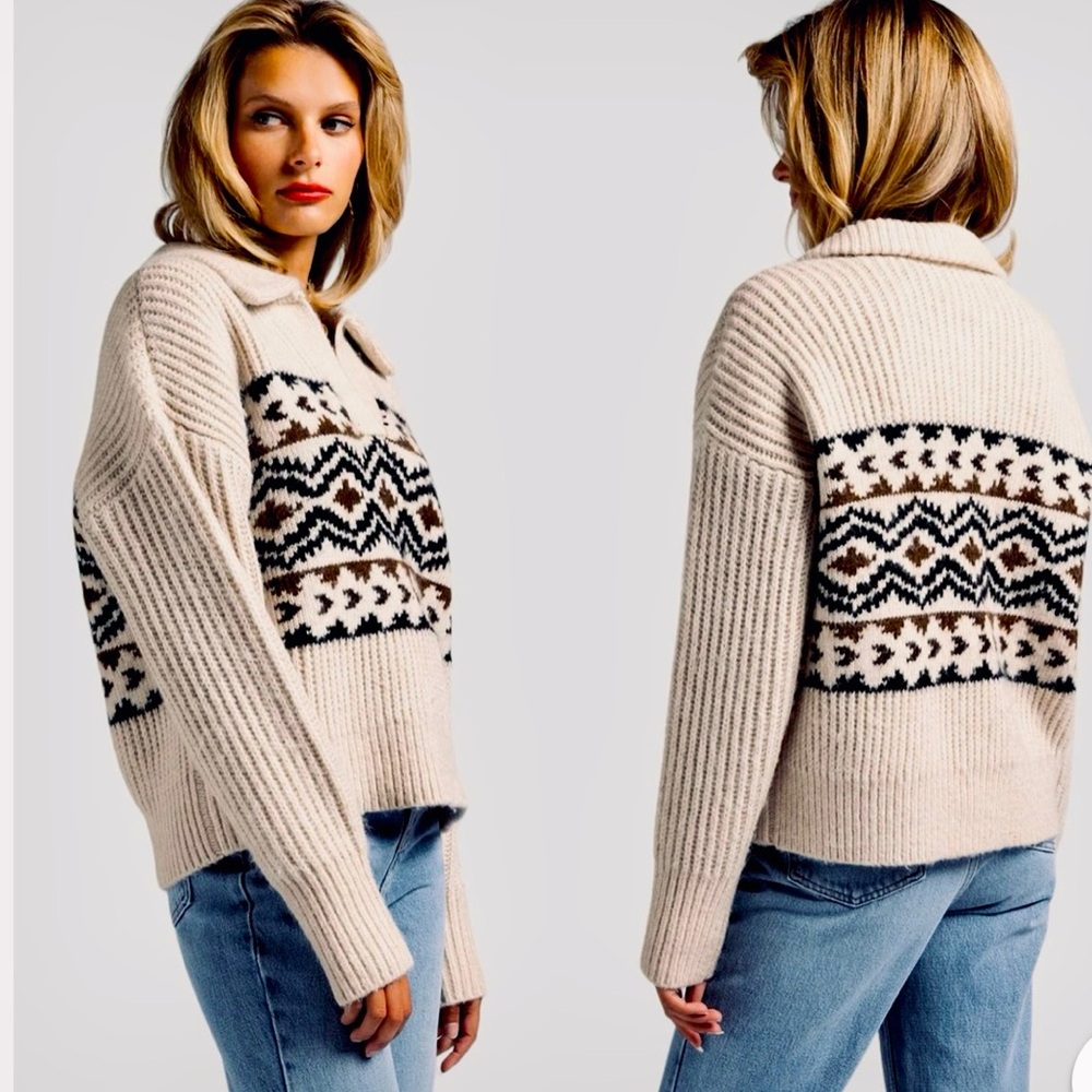 Daily Look NWT Santa Fe Scandi Tan Spencer Oversized Drop shoulder Sweater XL
